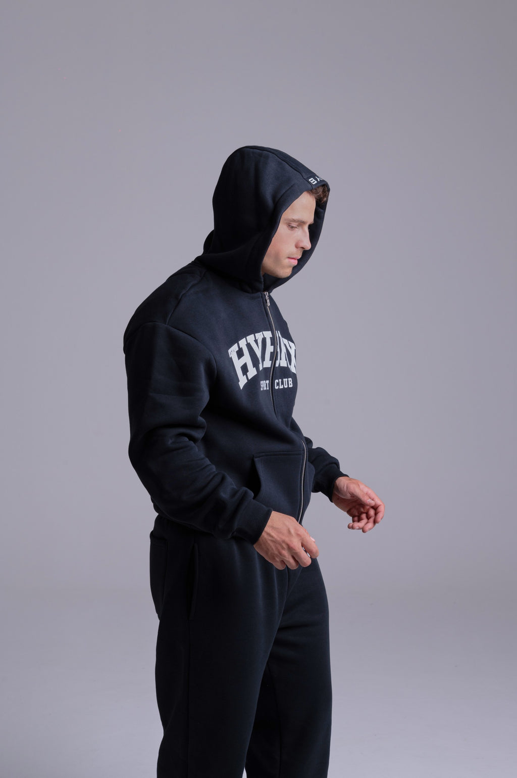 ZIP HYBRIX SPORT CLUB SET — BLACK / WHITE