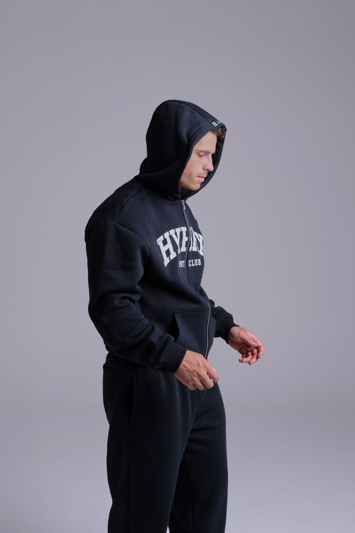 ZIP HYBRIX SPORT CLUB SET — BLACK / WHITE