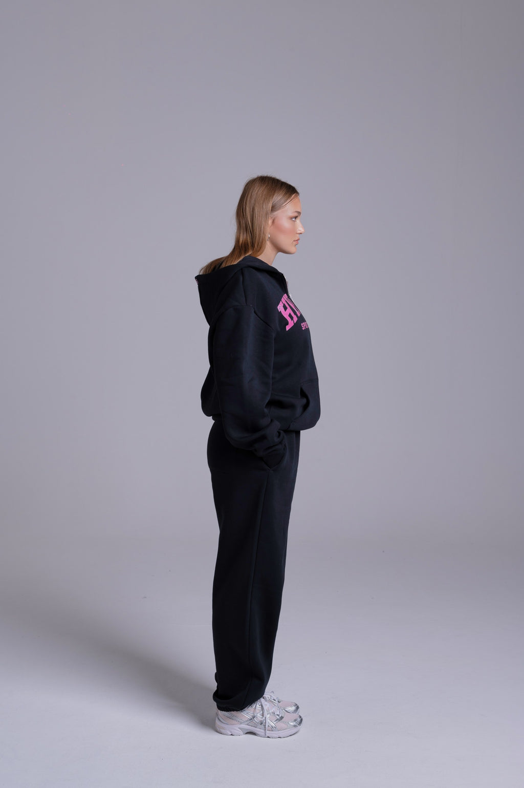 ZIP HYBRIX SPORT CLUB SET — BLACK / PINK