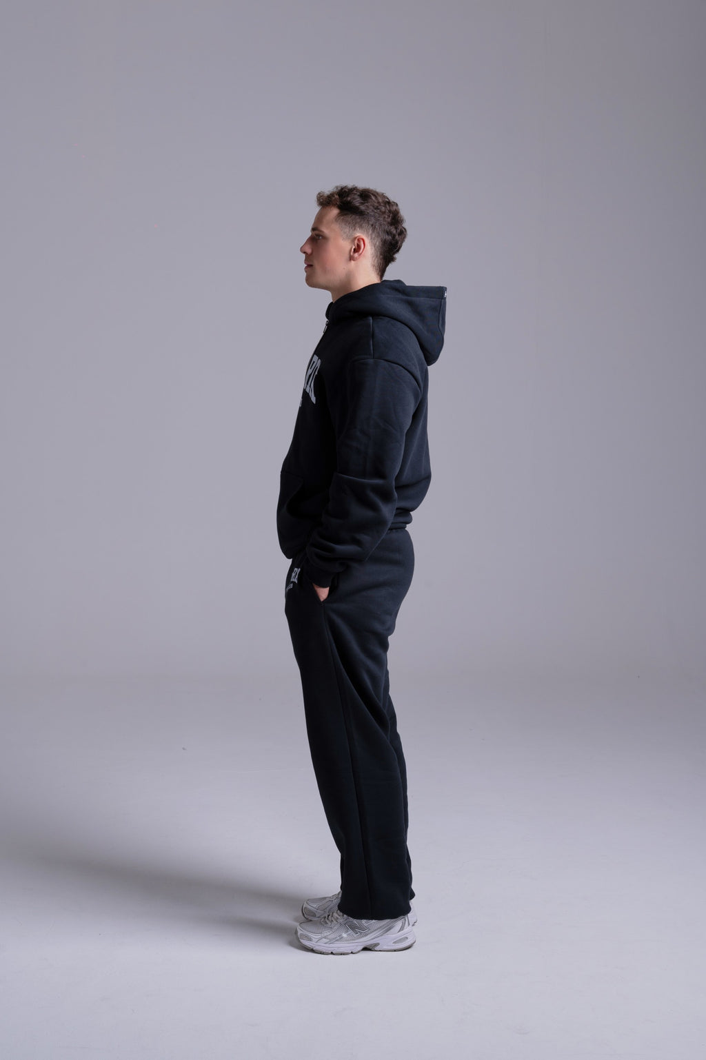 ZIP HYBRIX SPORT CLUB SET — BLACK / WHITE