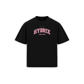 HYBRIX SPORT CLUB Oversized T-Shirt — Black/Pink