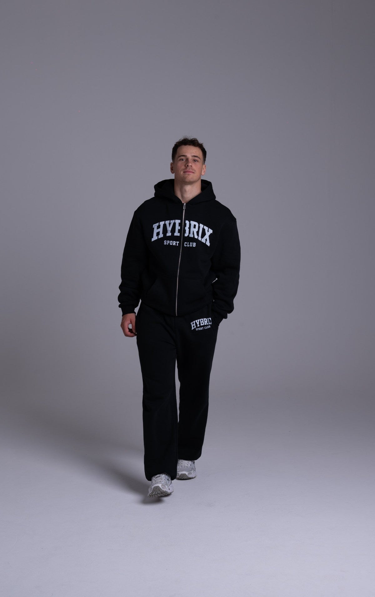 ZIP HYBRIX SPORT CLUB SET — BLACK / WHITE