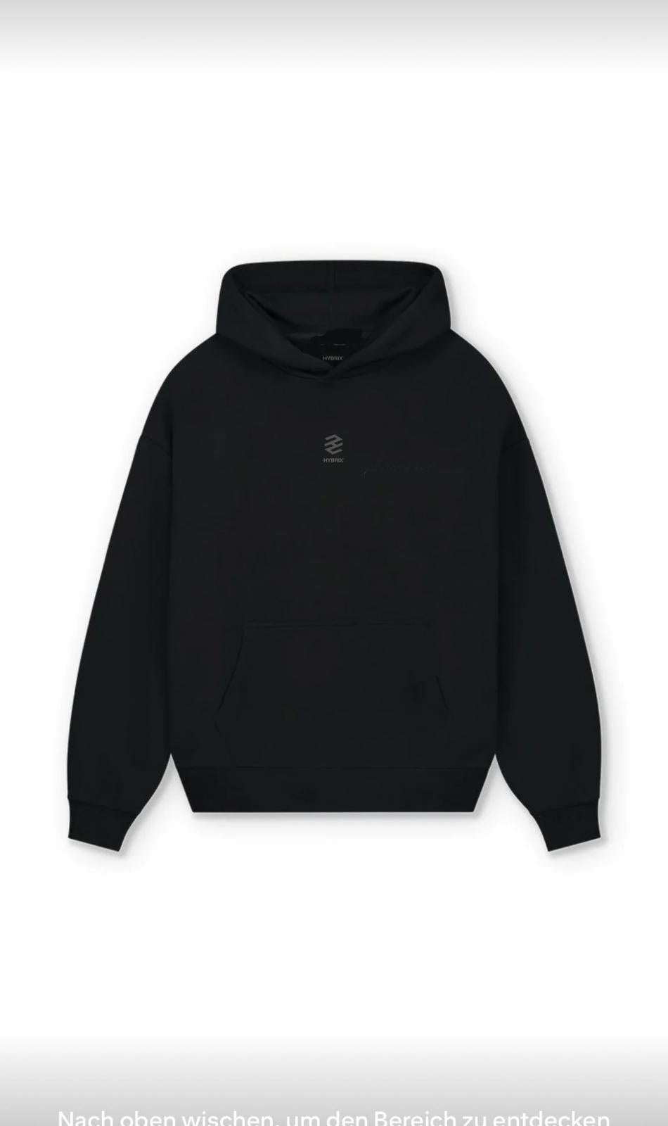 HYBRIX Heavy Hoodie Oversized fit schwarz