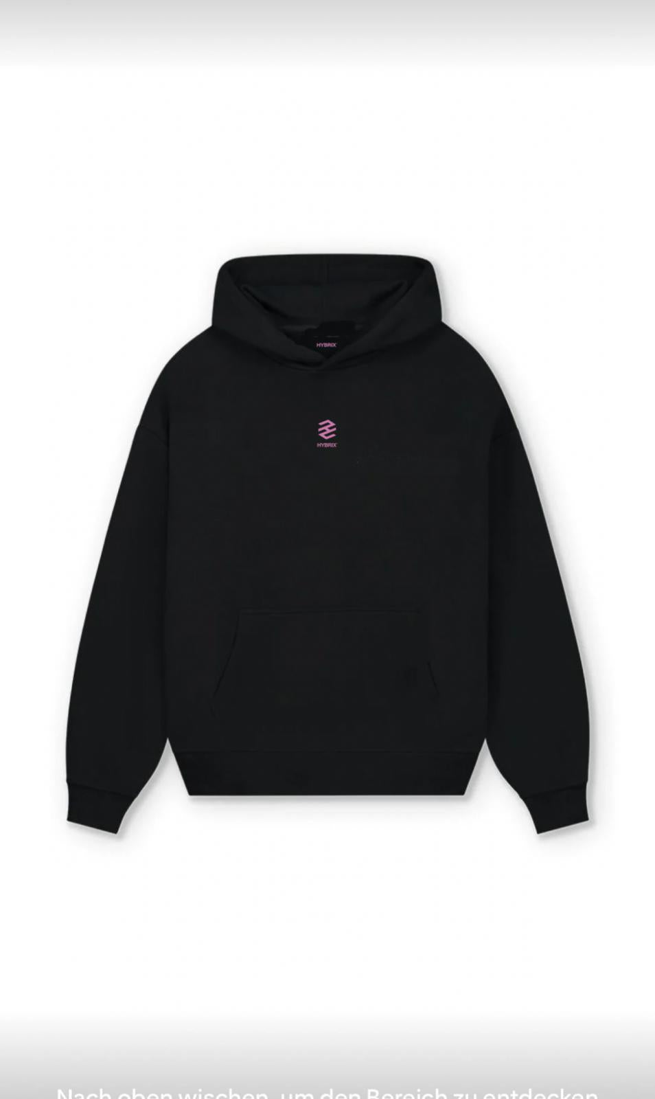 HYBRIX Heavy Hoodie Oversized fit pink